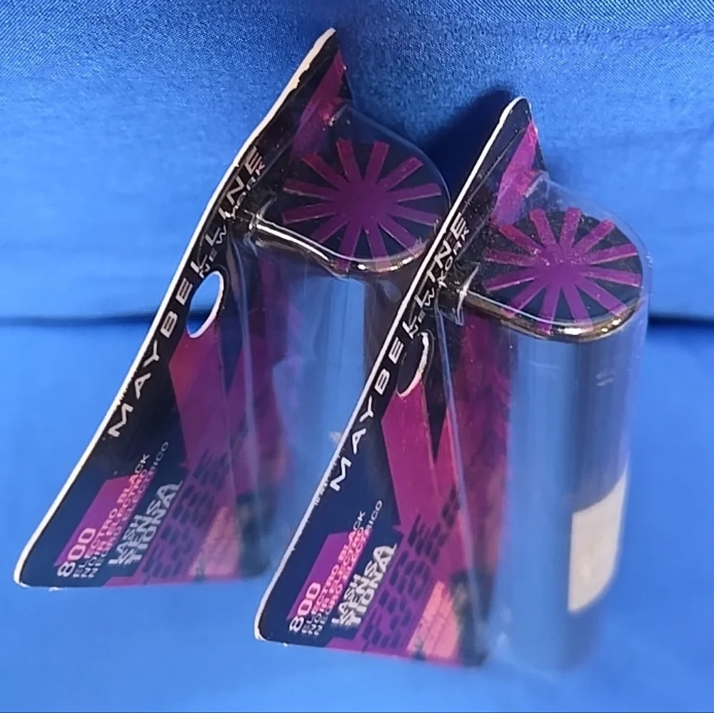 2pc Lot Maybelline #800 Electro Black Lash Sensational Firework Mascara